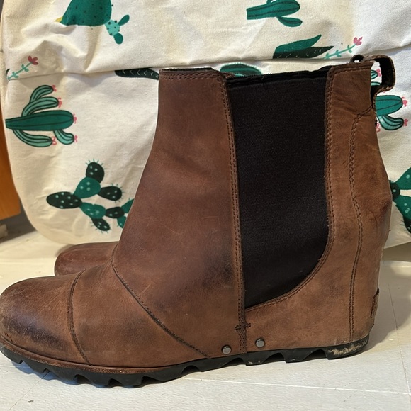 SOREL LEA BOOT BROWN SZ 10.5 - Picture 6 of 6